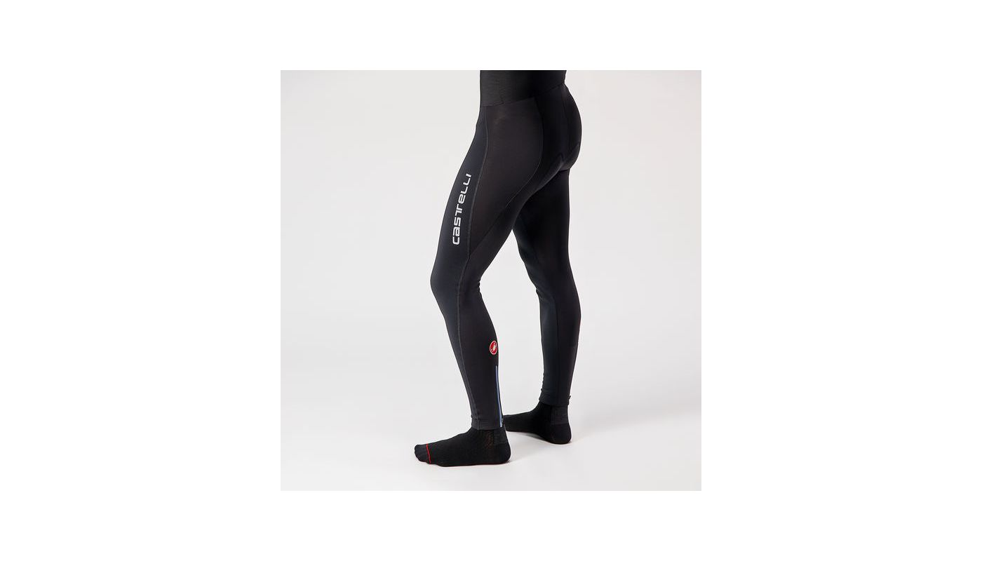Castelli pánské kalhoty Entrata Wind Bibtigh  s vložkou, black - 6