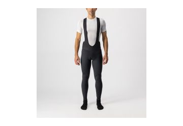 Castelli pánské kalhoty Entrata Wind Bibtigh  s vložkou, black - 1