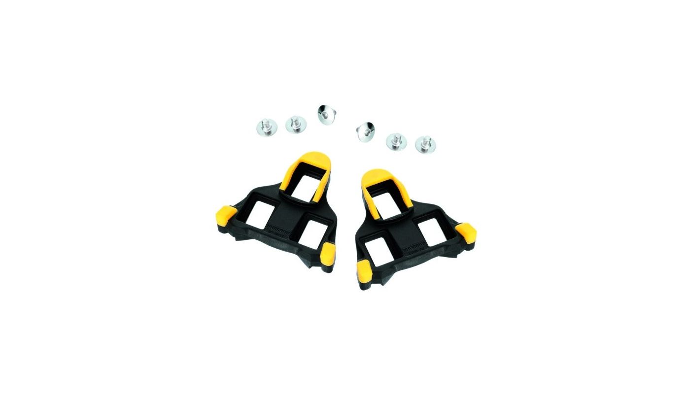 Kufry Shimano SM-SH11 Cleat Set Žluté +/- 6° - 1