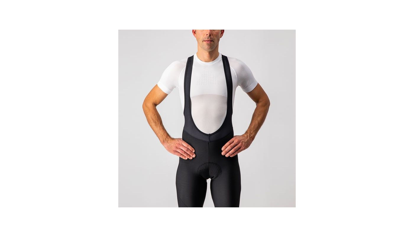 Castelli pánské kalhoty Entrata Bibtigh s vložkou, black - 5
