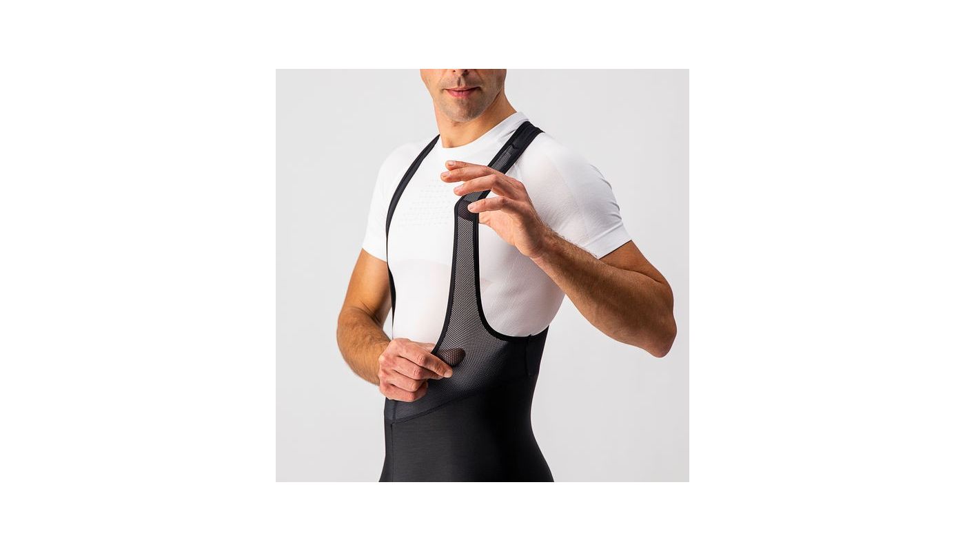Castelli pánské kalhoty Entrata Bibtigh s vložkou, black - 4