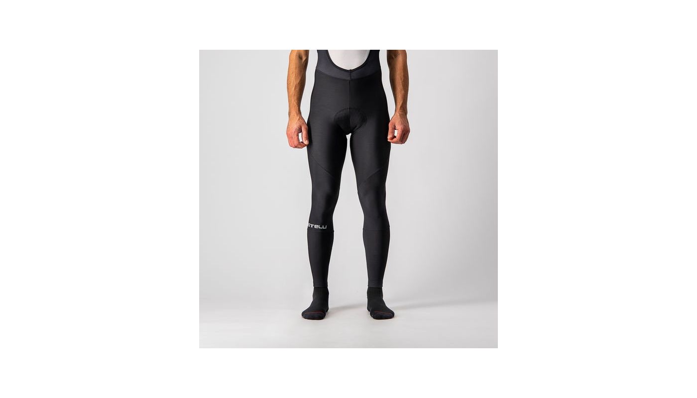 Castelli pánské kalhoty Entrata Bibtigh s vložkou, black - 7