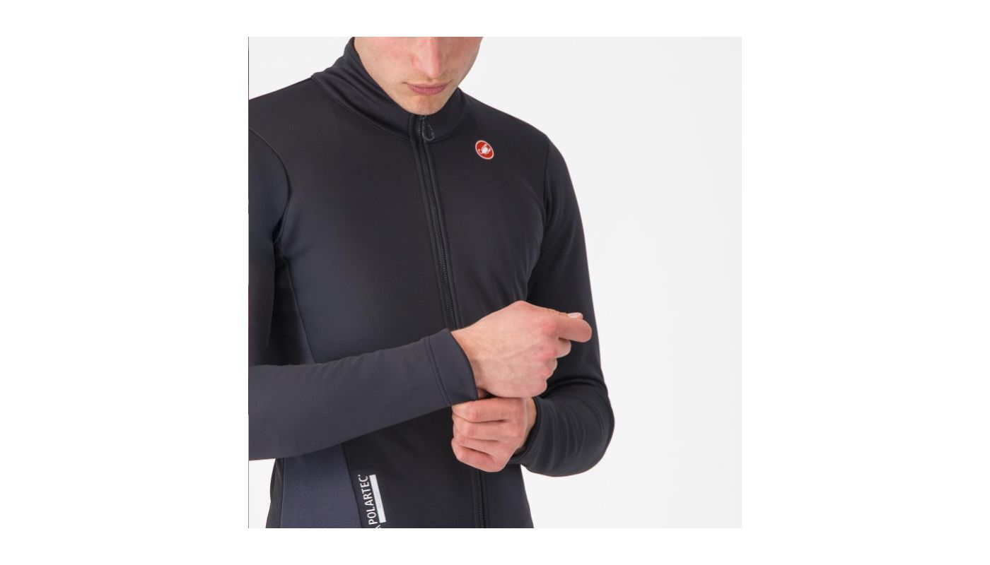 Castelli Entranta 2 Jacket bunda, light black/dark gray - 5