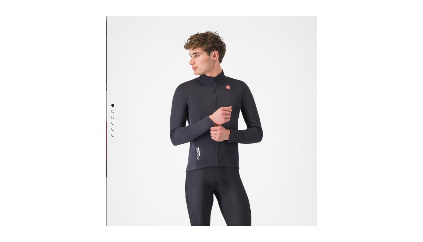 Castelli Entranta 2 Jacket bunda, light black/dark gray - 1