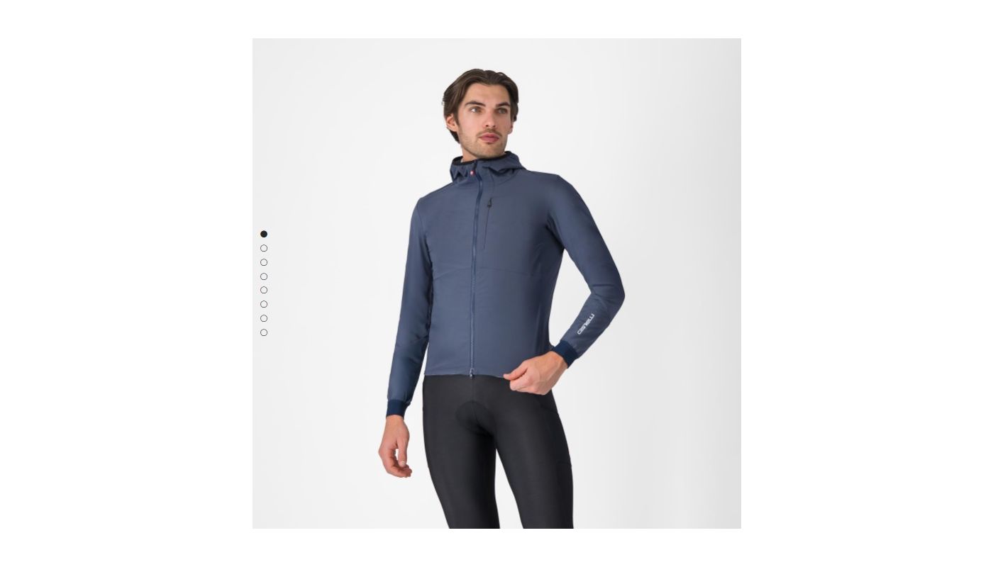 Castelli Fly 2 Unltd Jaket bunda, dark steel blue - 1 Castelli Fly 2 Unltd Jaket bunda, dark steel blue - 1