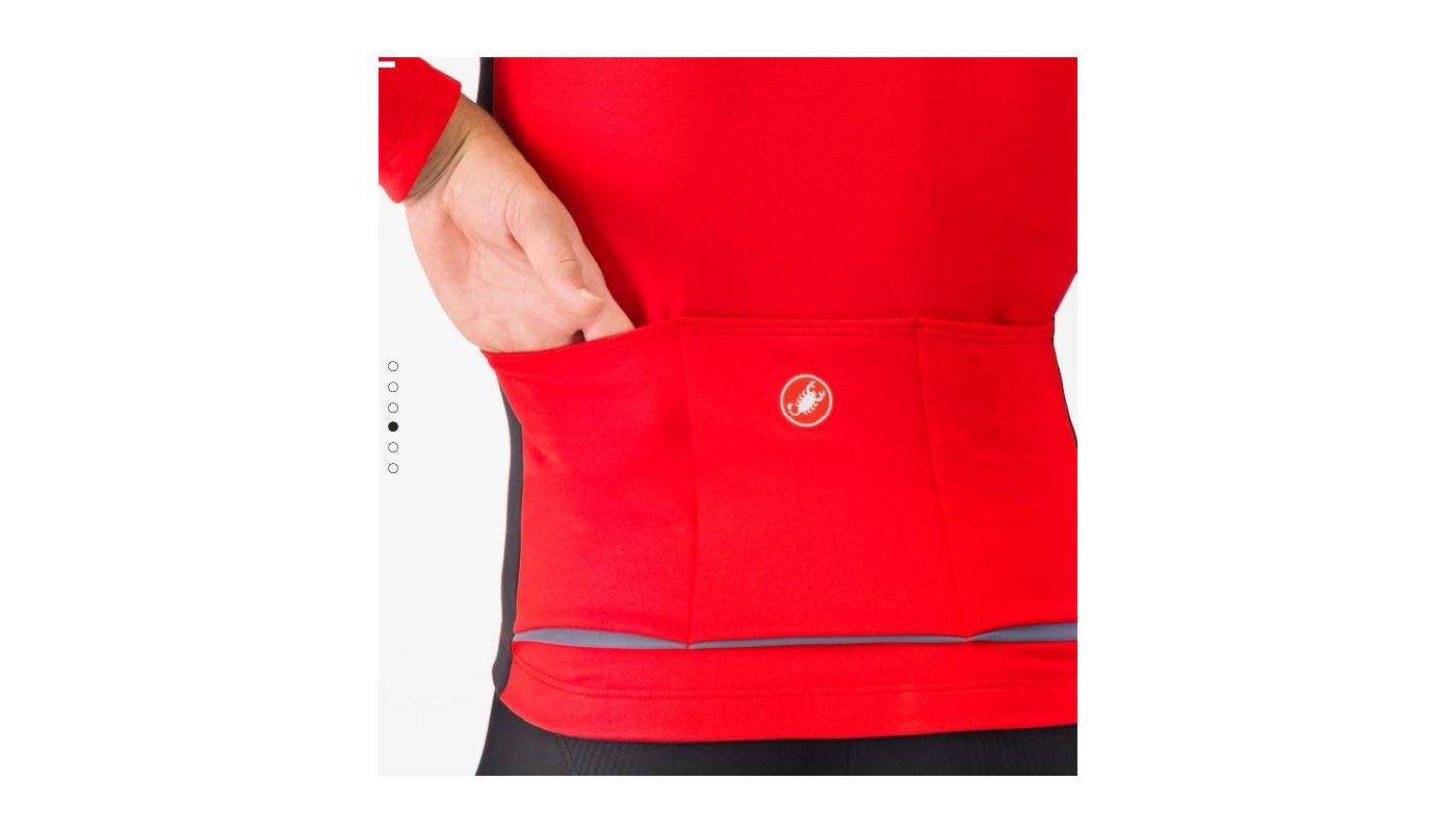 Castelli Entranta 2 Jacket bunda,red/black - 4