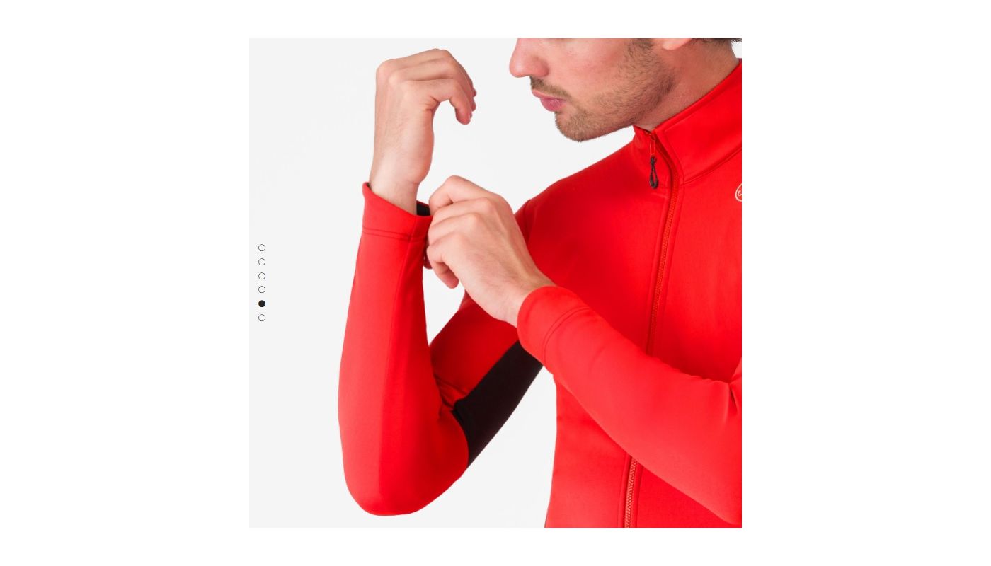 Castelli Entranta 2 Jacket bunda,red/black - 5