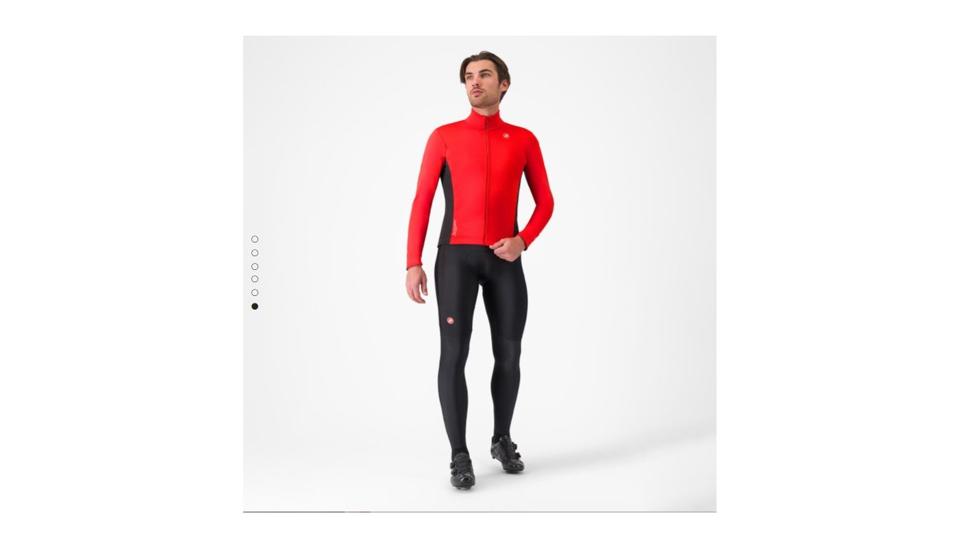 Castelli Entranta 2 Jacket bunda,red/black - 6