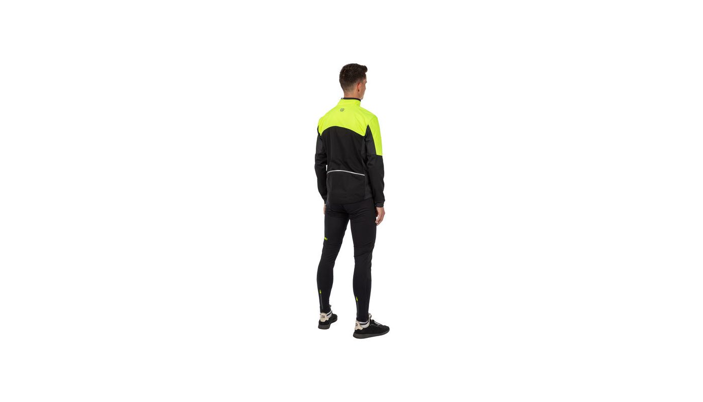 Etape - zimní bunda Strong 2.0 černá/žlutá fluo - 8