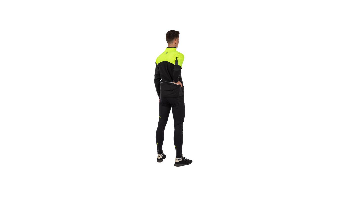 Etape - zimní bunda Strong 2.0 černá/žlutá fluo - 9