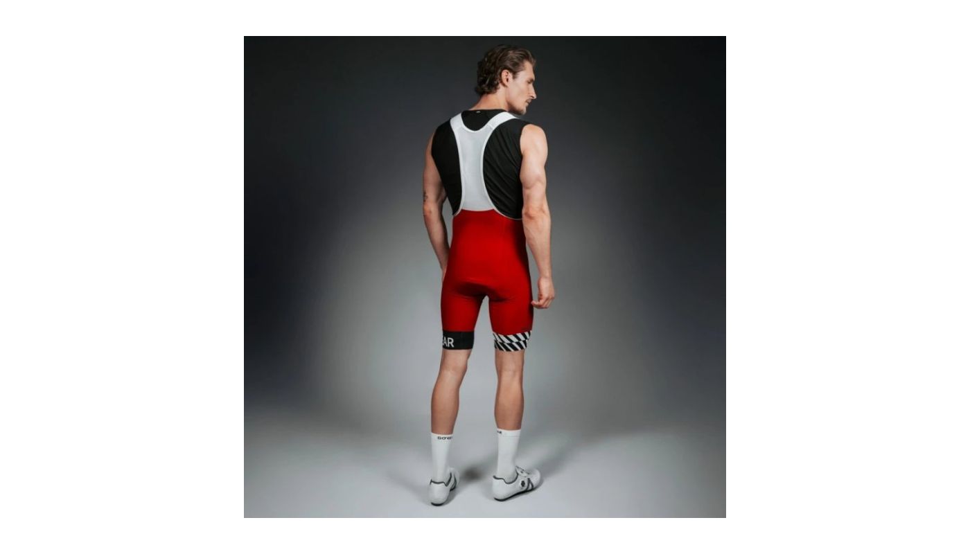GORE SWIFTRIDE Optical Bib Shorts Mens utility red M - 2