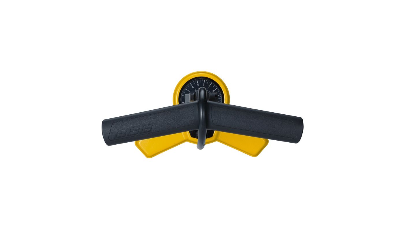 Nožní pumpa BBB BFP-27 AirSteel Žlutá - 2 Nožní pumpa BBB BFP-27 AirSteel Žlutá - 2