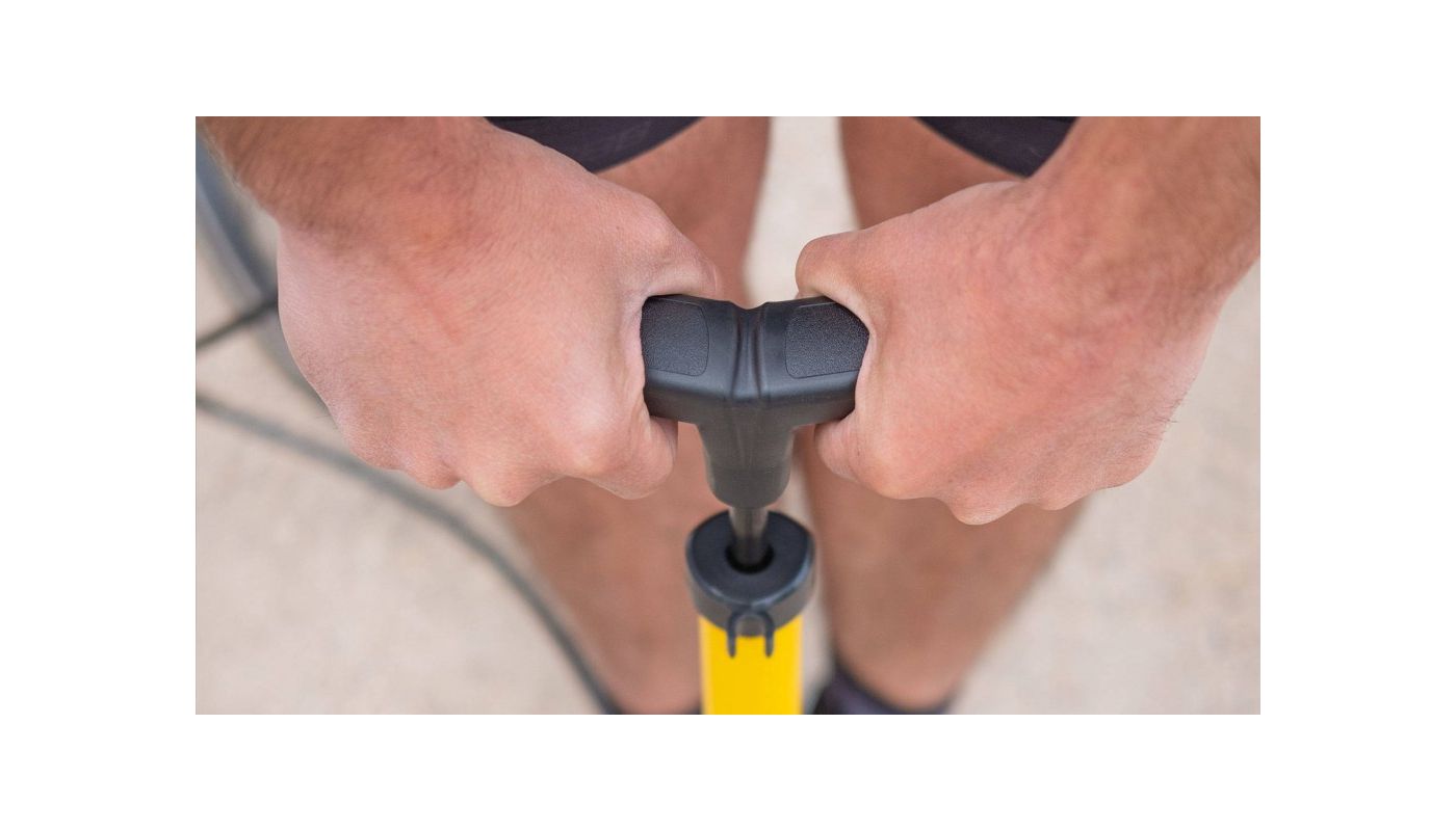 Nožní pumpa BBB BFP-27 AirSteel Žlutá - 6 Nožní pumpa BBB BFP-27 AirSteel Žlutá - 6