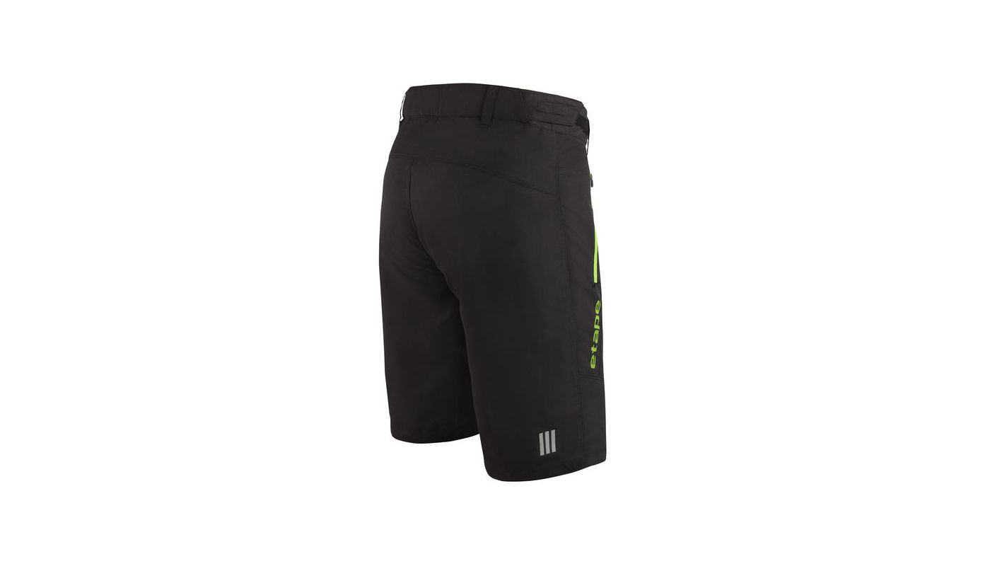 Etape - pánské volné kalhoty FREEDOM, černá/zelená - 2