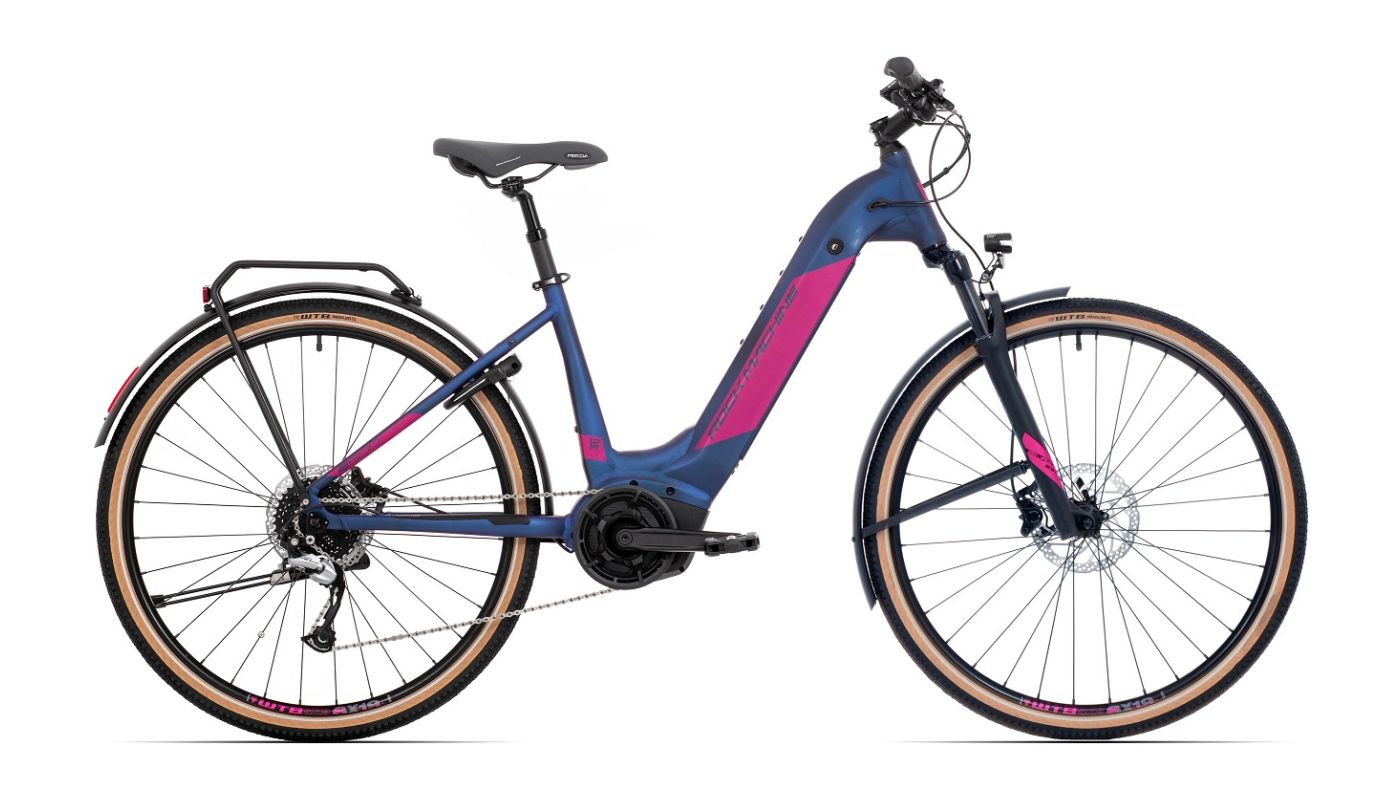 Elektrokolo Rock Machine Crossride INT e500 B Lady Touring Matte Metallic Navy/Pink 2022 - 1