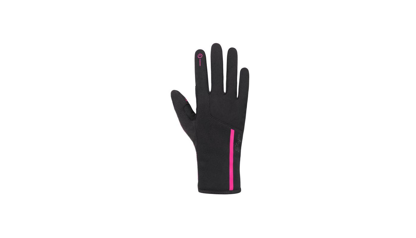 Etape - dámské rukavice DIANA WS+, černá/růžová - 1