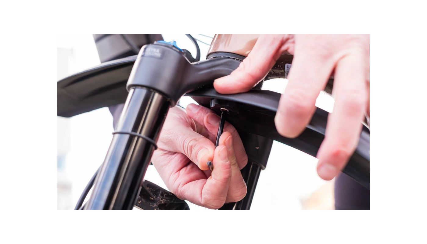 Přední blatník BBB BFD-13F MTB Protector Bílá - 4
