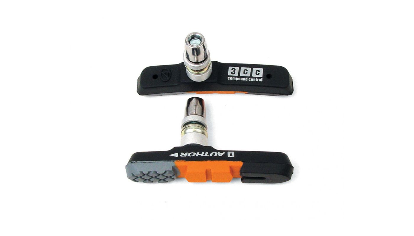 Brzdové špalky Author ABS-3CC černá/oranžová/šedá - 1