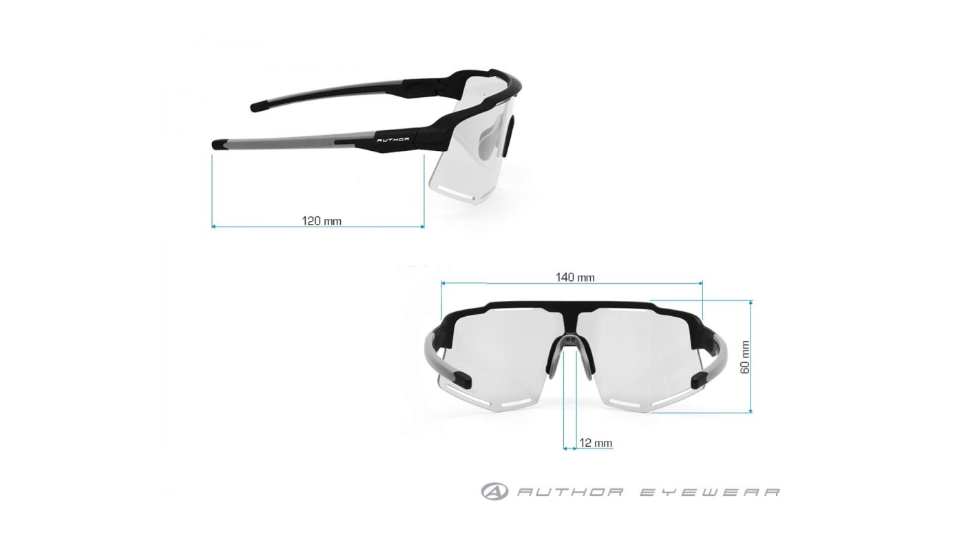 Brýle Author Zephyr Polarized Pro 30.5 šedá-matná - 4 Brýle Author Zephyr Polarized Pro 30.5 šedá-matná - 4