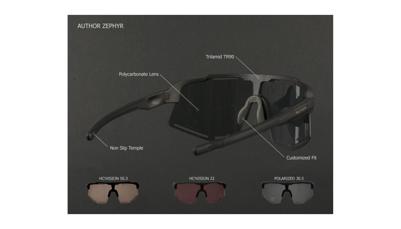 Brýle Author Zephyr HC!VISION 50.3 šedá-matná - 6 Brýle Author Zephyr HC!VISION 50.3 šedá-matná - 6