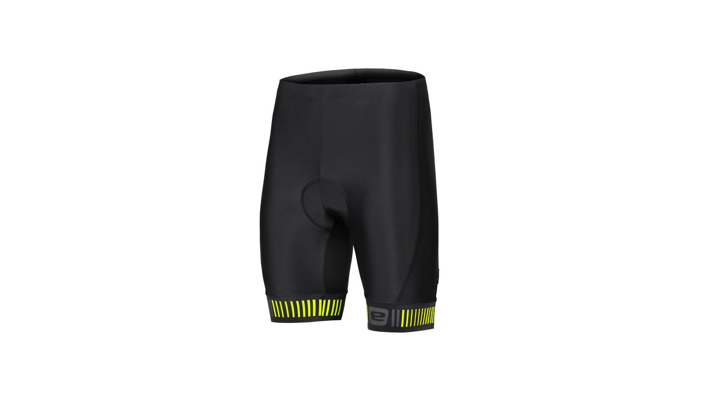 Etape – pánské kalhoty ELITE, černá/žlutá fluo - 1