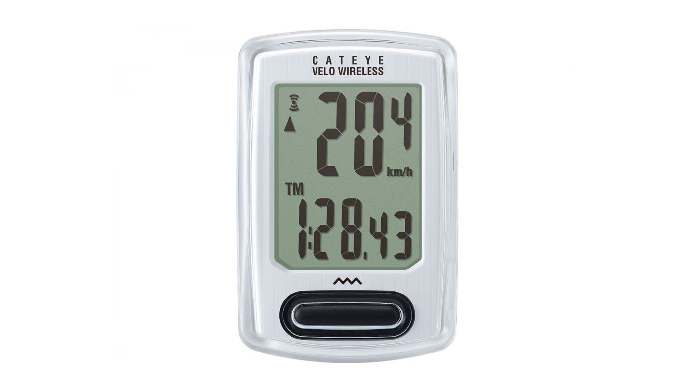 Cyklopočítač Cateye Velo Wireless VT230W bílá - 1 Cyklopočítač Cateye Velo Wireless VT230W bílá - 1