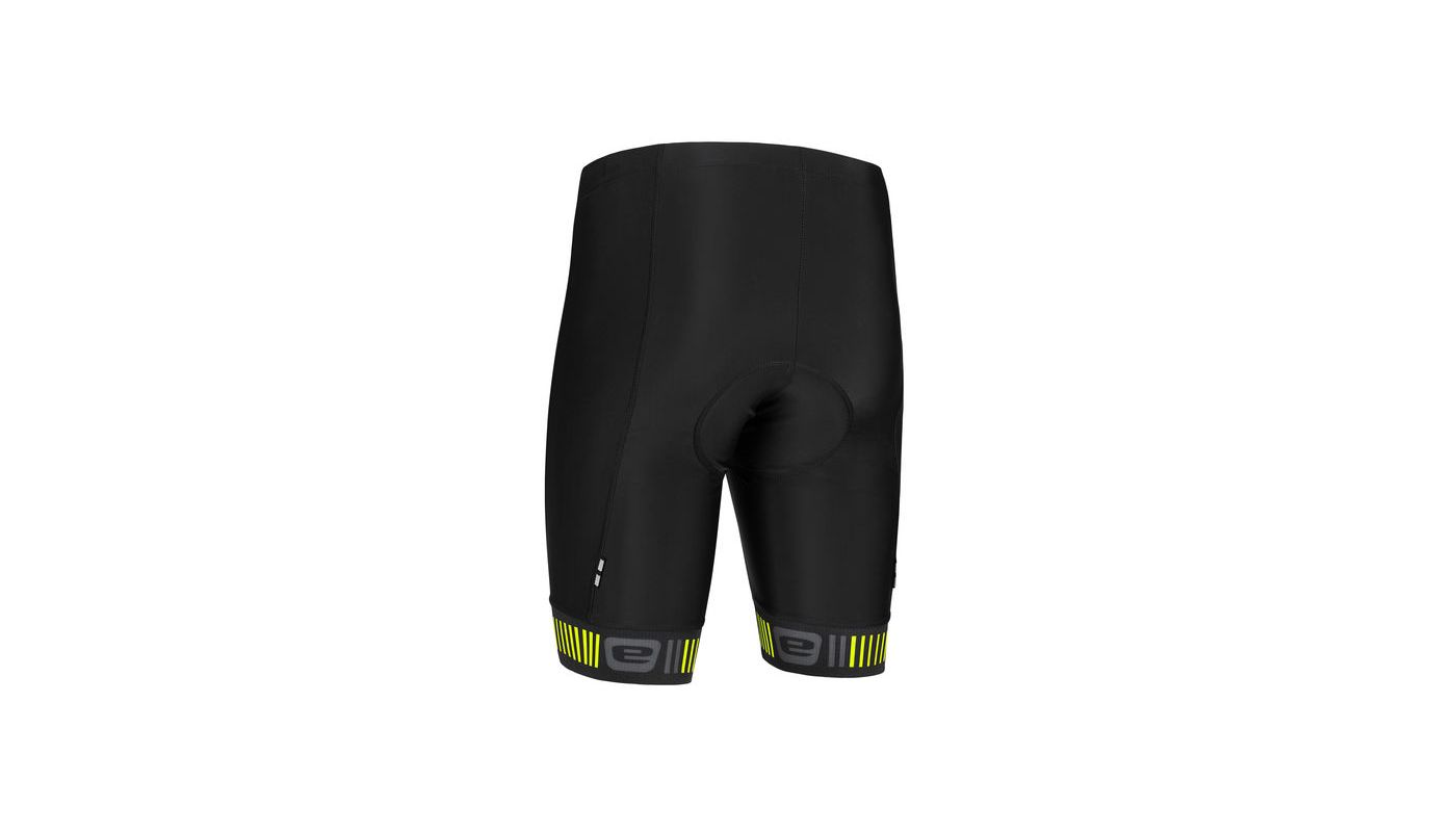 Etape – pánské kalhoty ELITE, černá/žlutá fluo - 2