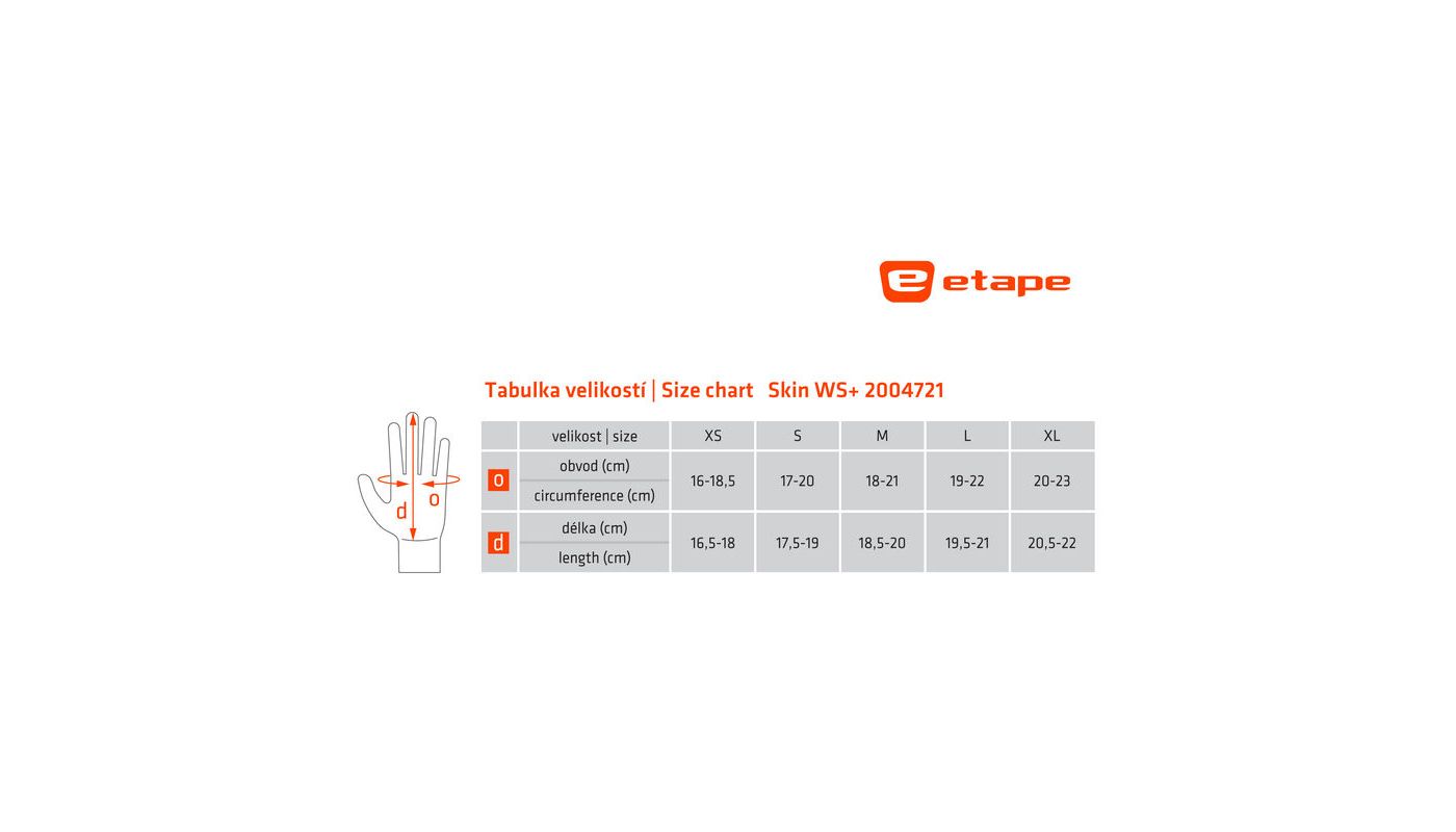 Etape - dámské rukavice JASMINE WS+, černá/mint - 5