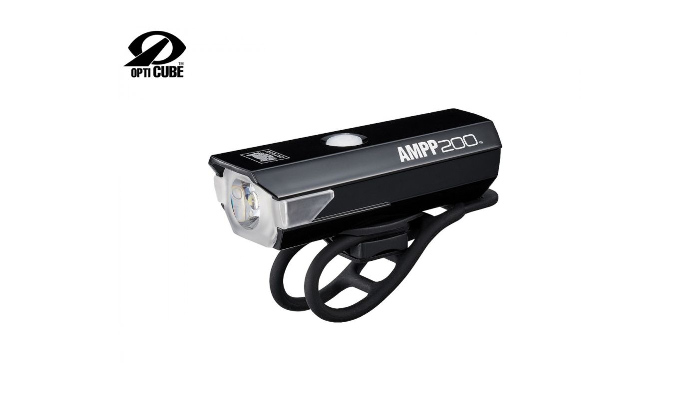 Světlo přední Cateye HL-EL042NRC AMPP200 černá - 1