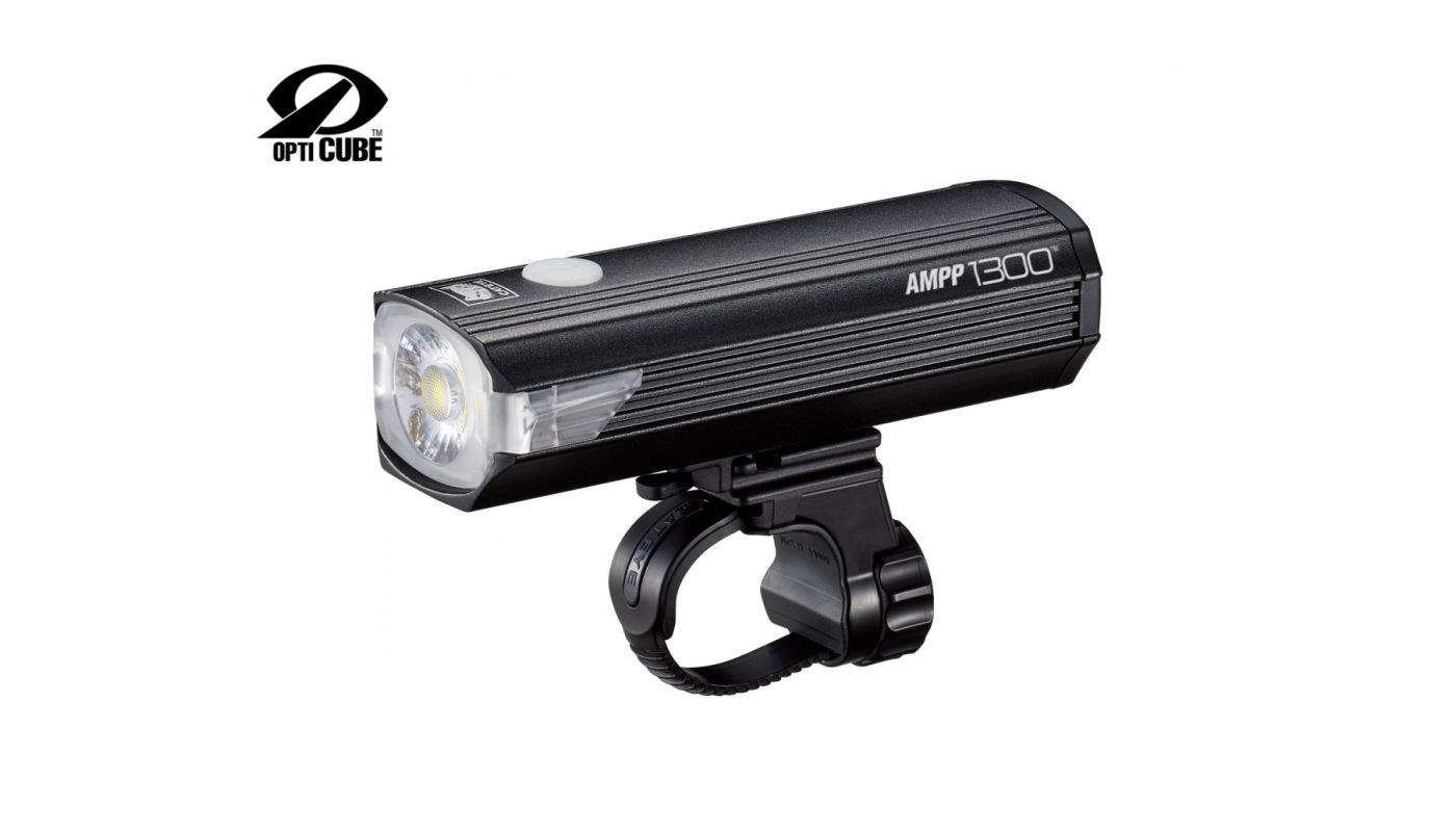 Světlo přední Cateye HL-EL1300RC AMPP1300 černá - 1