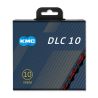 Řetěz KMC DLC 10 v krabičce 116 čl. DLC/červená - 2