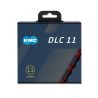 Řetěz KMC DLC 11 v krabičce 118 čl. DLC/červená - 2