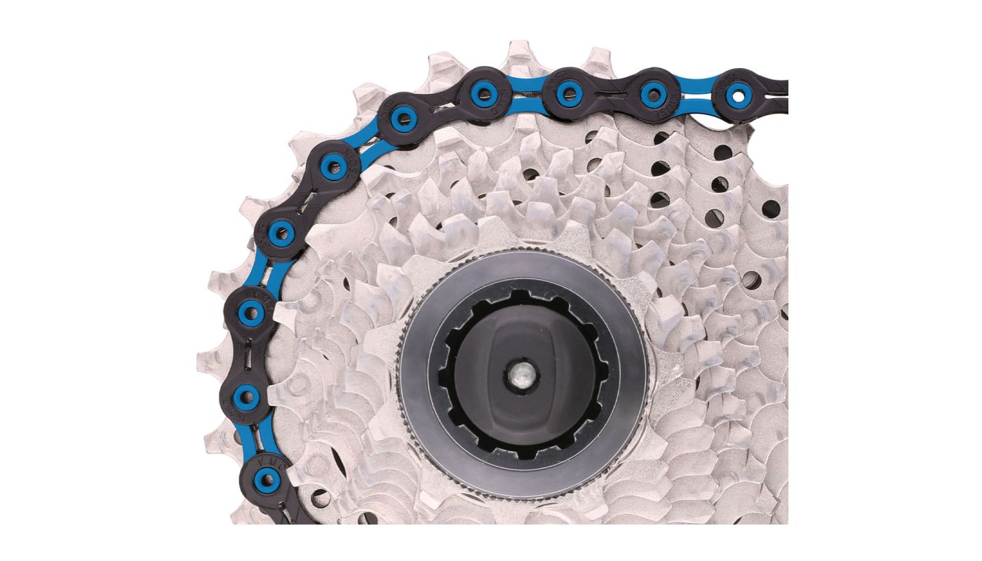 Řetěz KMC DLC 11 v krabičce 118 čl. DLC/červená - 3