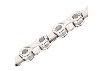 Řetěz KMC e9 Turbo stříbrný v krabičce 122 čl. - 1