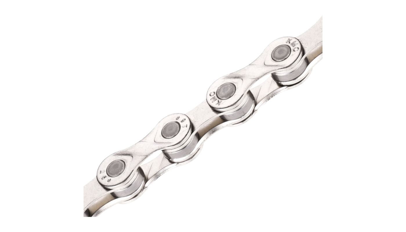 Řetěz KMC e9 Turbo stříbrný v krabičce 122 čl. - 1