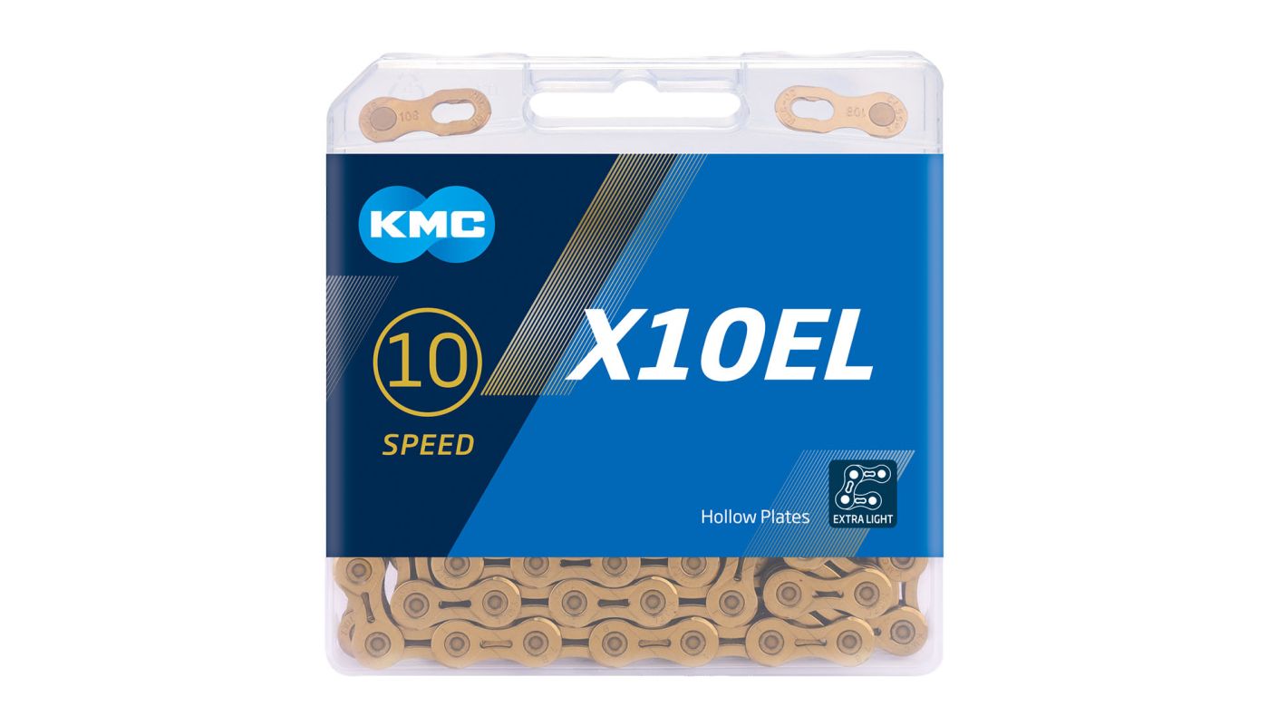 Řetěz KMC X10EL zlatý v krabičce 114 čl. - 2