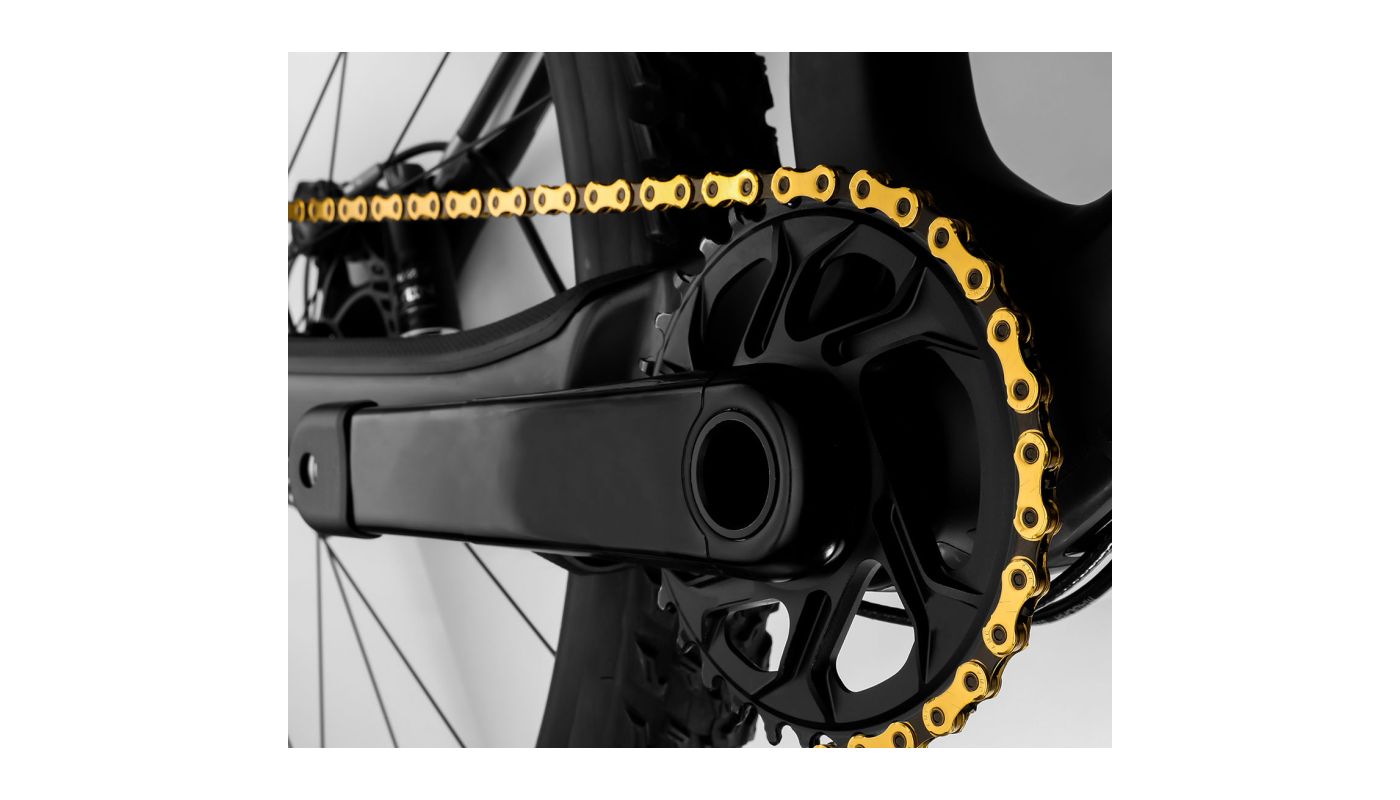 Řetěz KMC X12 zlatý/černý v krabičce 126 čl. - 6