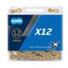 Řetěz KMC X12 zlatý v krabičce 126 čl. - 2