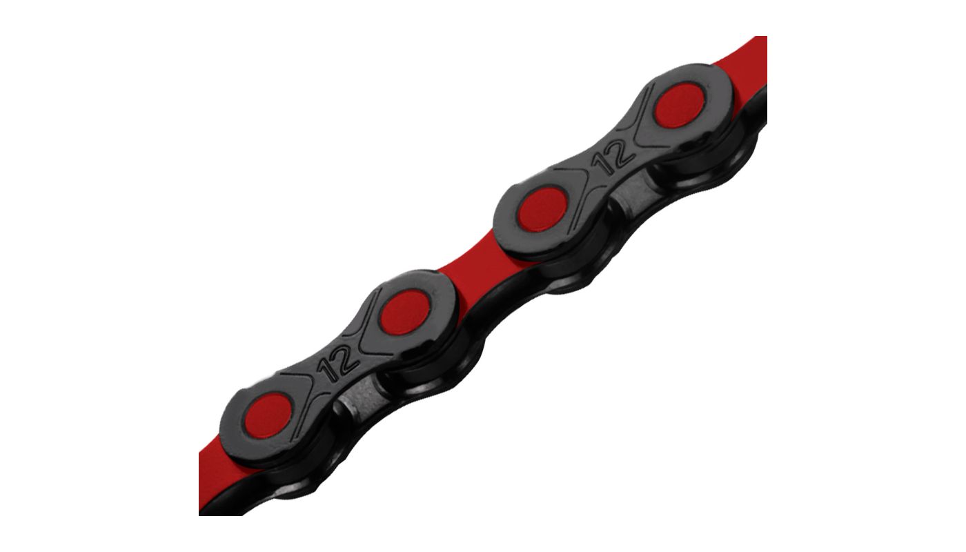 Řetěz KMC DLC 12 v krabičce 126 čl. DLC/červená - 1