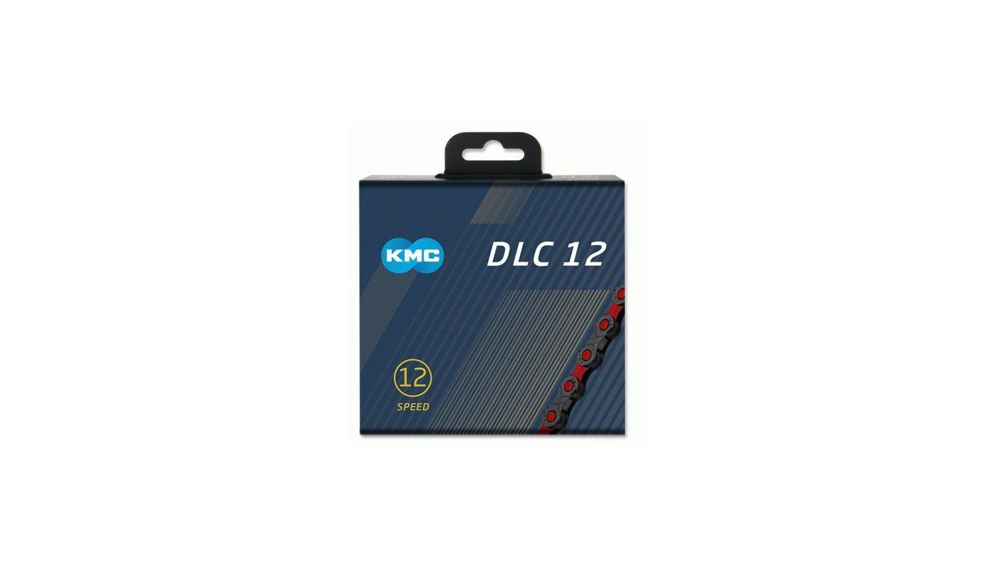 Řetěz KMC DLC 12 v krabičce 126 čl. DLC/červená - 2