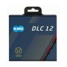 Řetěz KMC DLC 12 v krabičce 126 čl. DLC/červená - 2