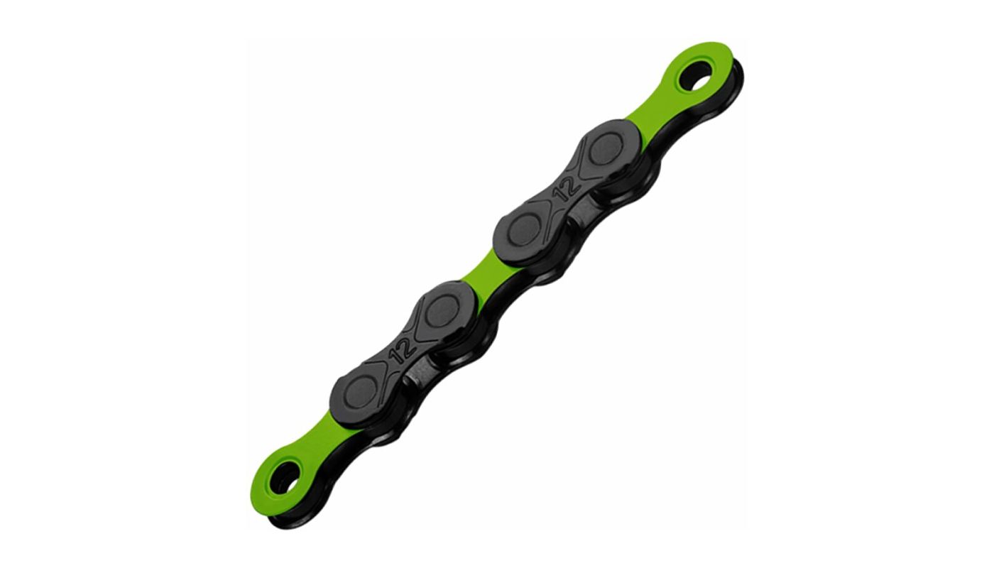 Řetěz KMC DLC 12 v krabičce 126 čl. DLC/zelená - 1