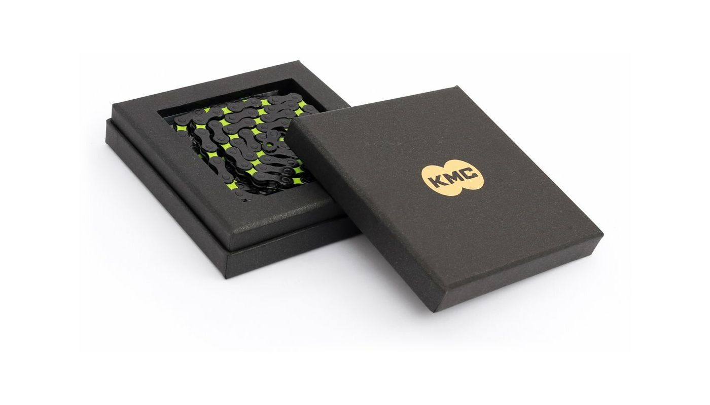 Řetěz KMC DLC 12 v krabičce 126 čl. DLC/zelená - 4