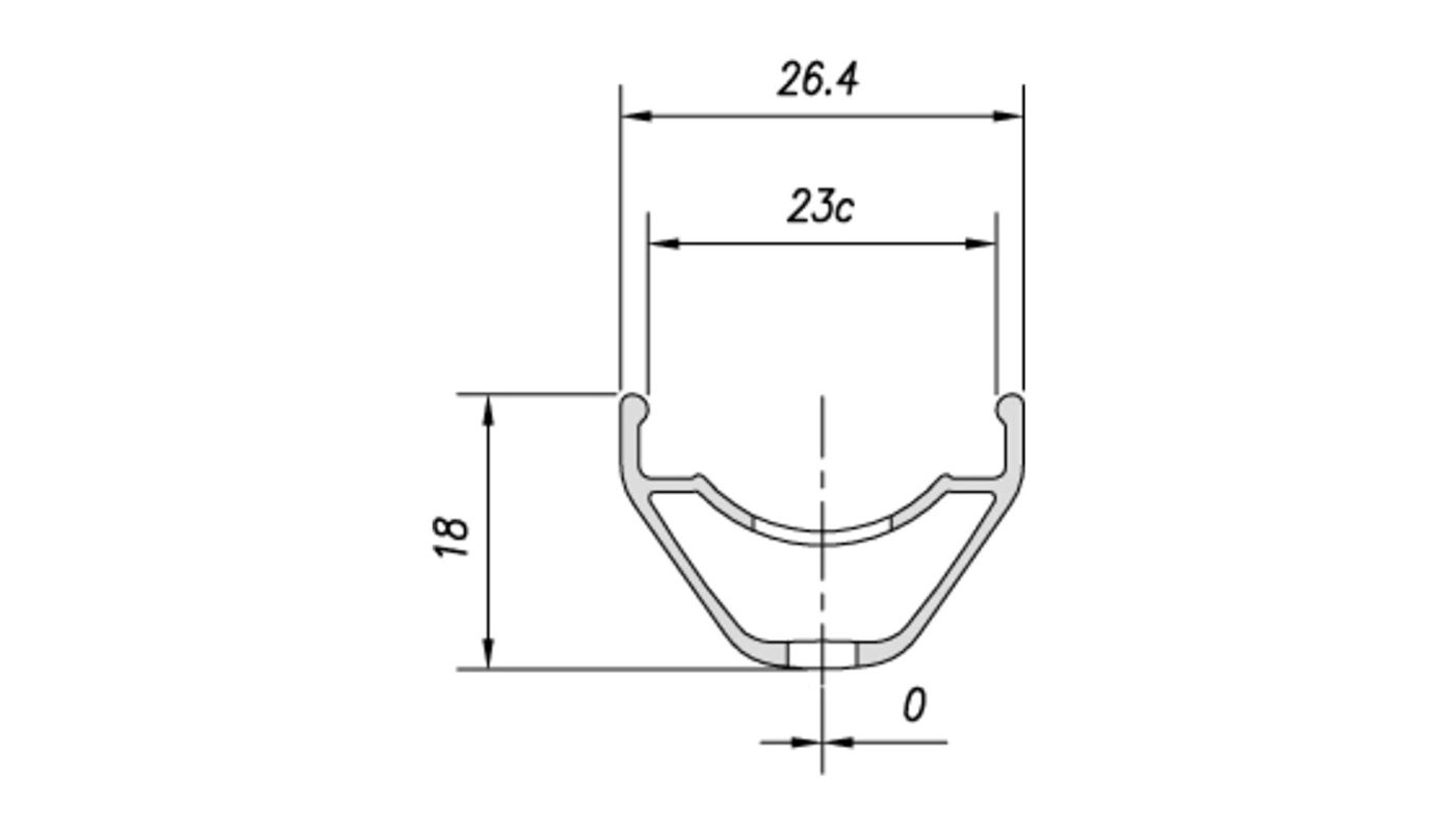 Ráfek MACH1 29" FRZ-XC 32děr/černý 622x23 - 2