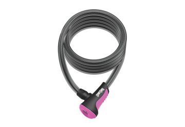Zámek ONGUARD spirála 1800x10 mm růžový - 1