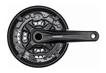 Kliky Shimano FC-MT210-L 44/32/22 Černé bez BB s krytem - 1
