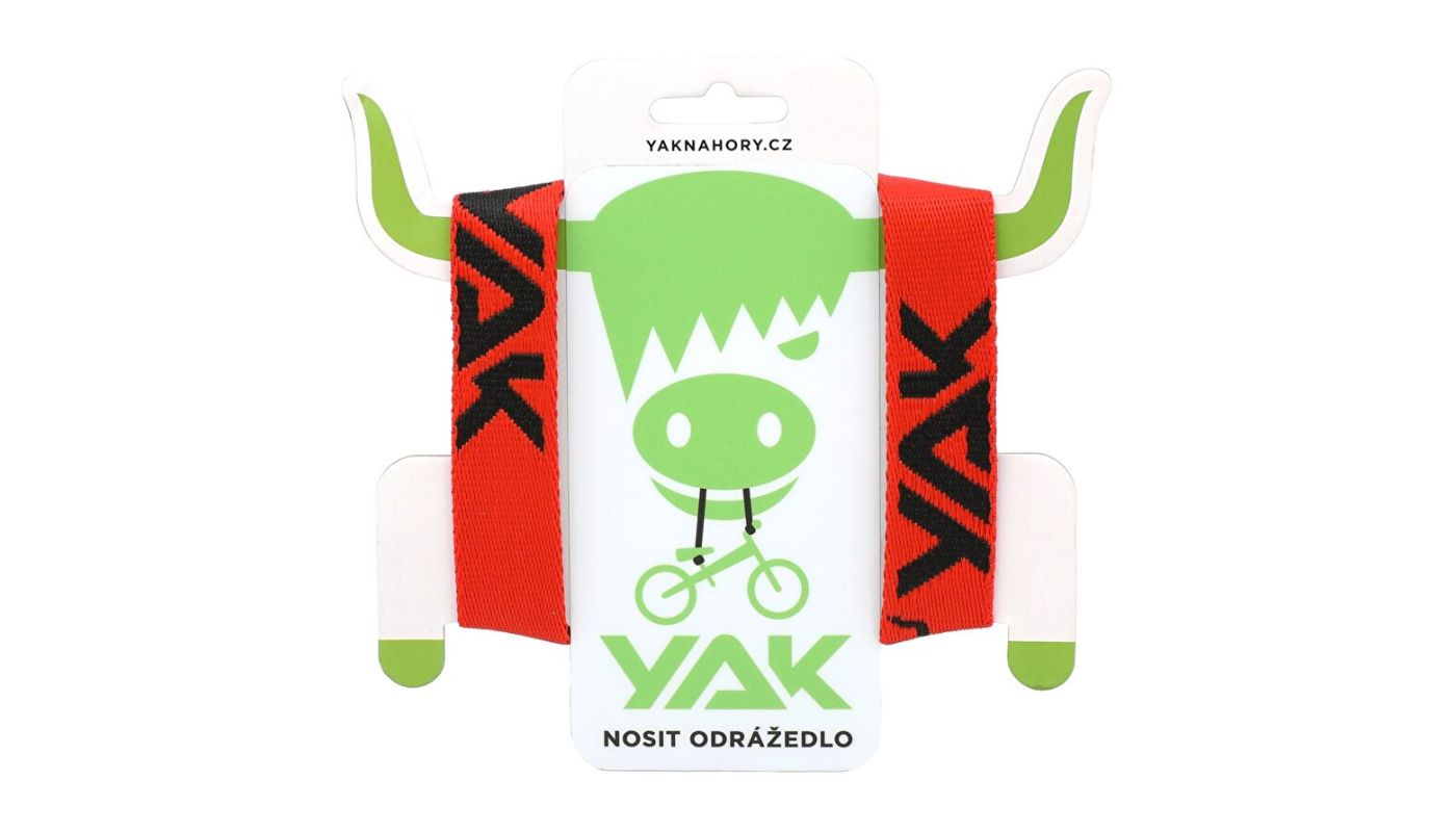 Popruh YAK červená/černá - 4