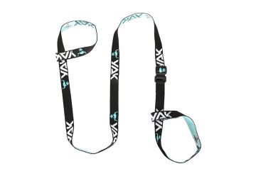 Popruh YAK černá/tyrkysová - 1