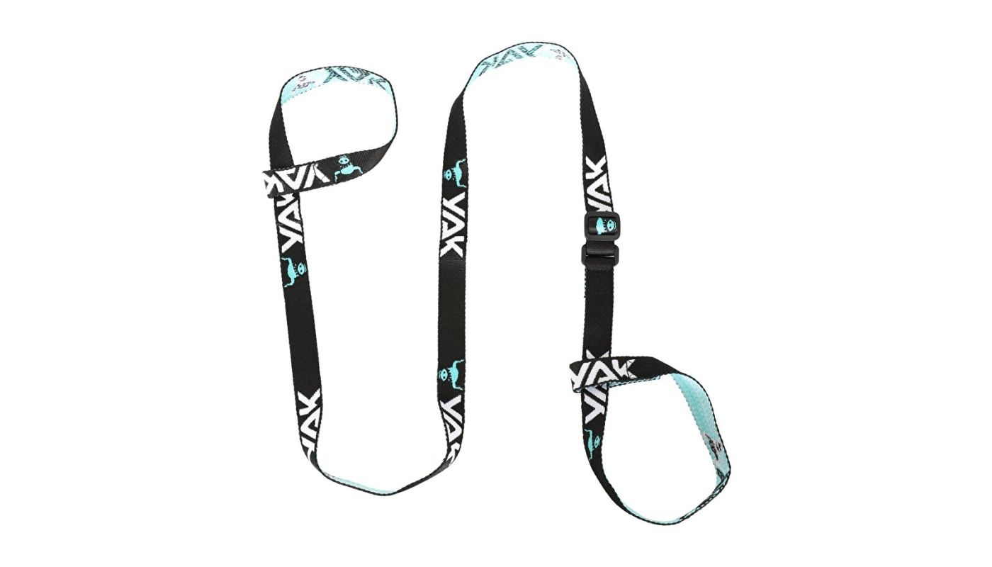 Popruh YAK černá/tyrkysová - 1