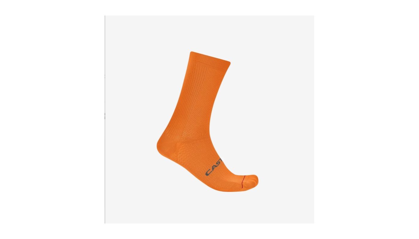 Castelli - ponožky Espresso 18 vivid orange  Uni        L/XL 40-43 - 1